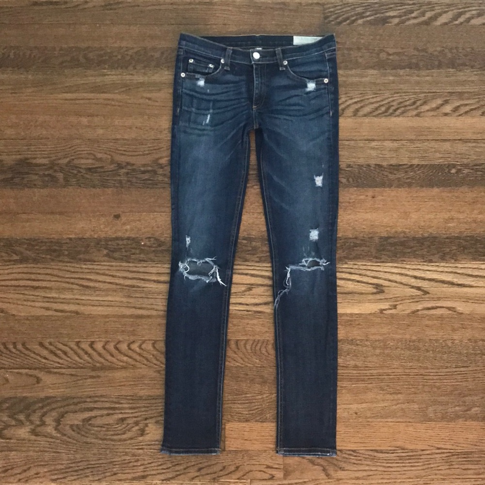 Rag & Bone/JEAN distressed skinny | Size 27